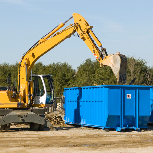 can i choose the location where the residential dumpster will be placed in Neelyton Pennsylvania